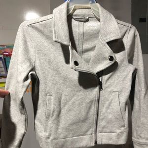 Girls Moto Jacket - jersey knit
